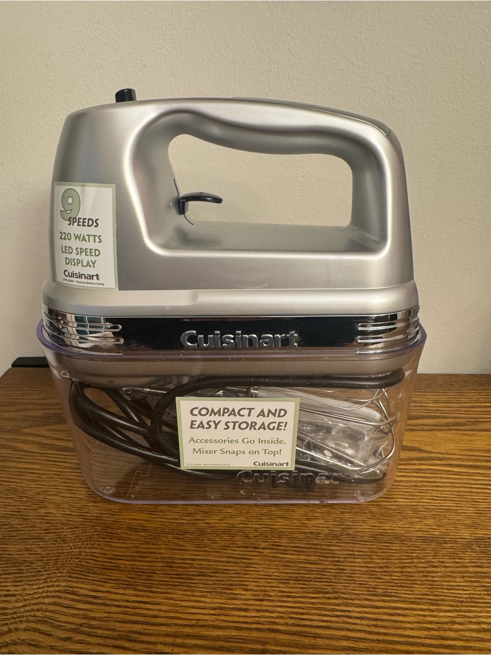 Cuisinart Power Advantage PLUS 9-Speed Hand Mixer Storage Case HM-90S NWOT